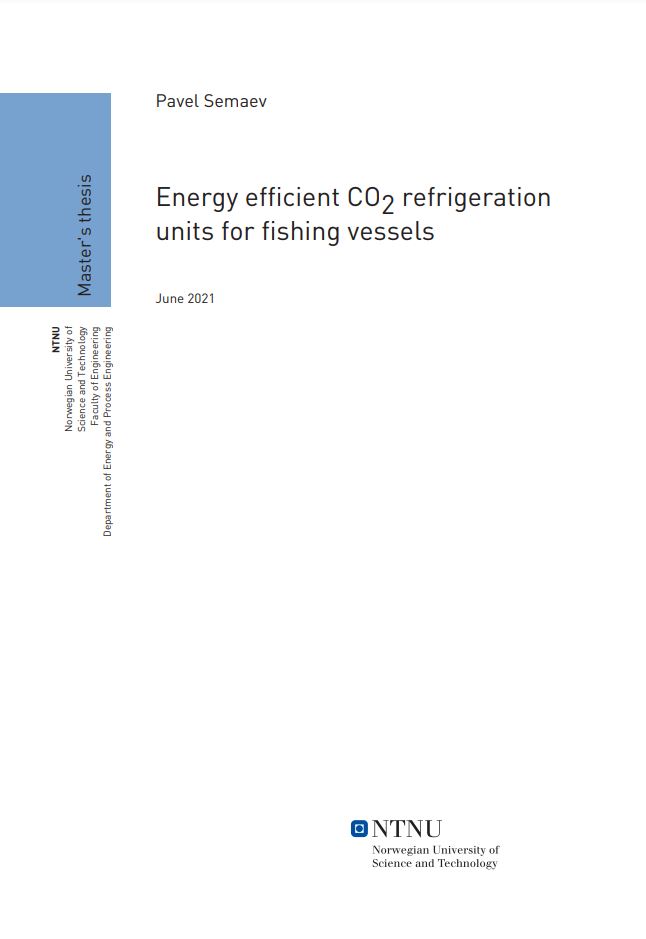 Energy efficient CO2 refrigeration units for fishing vessels