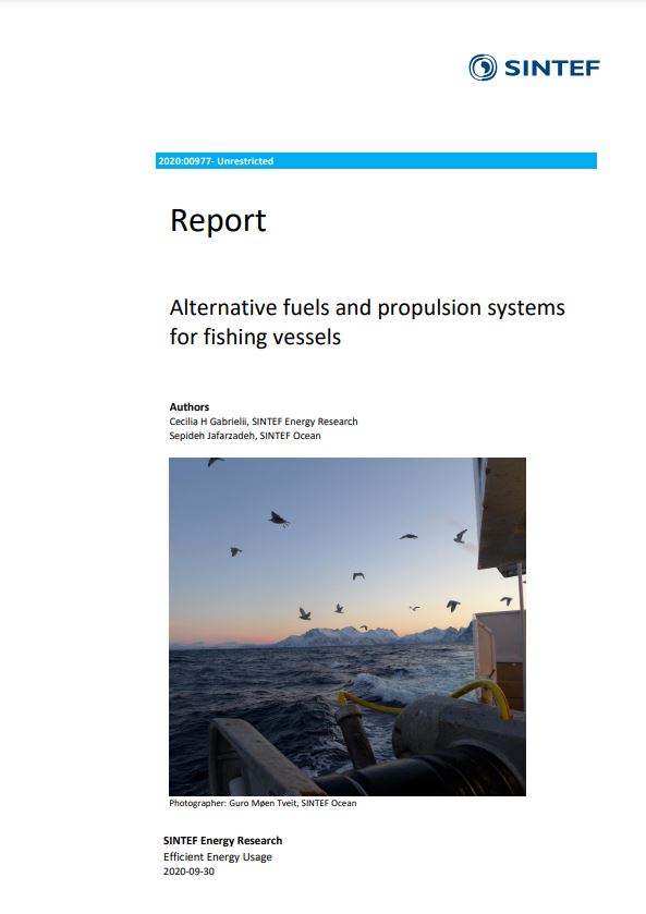 Alternative fuels and propulsion systems for fishing vessels