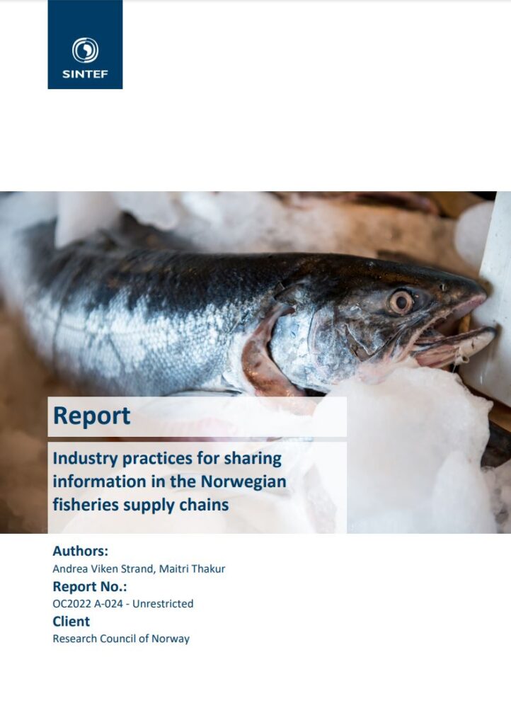 Industry practices for sharing information in the Norwegian fisheries supply chains